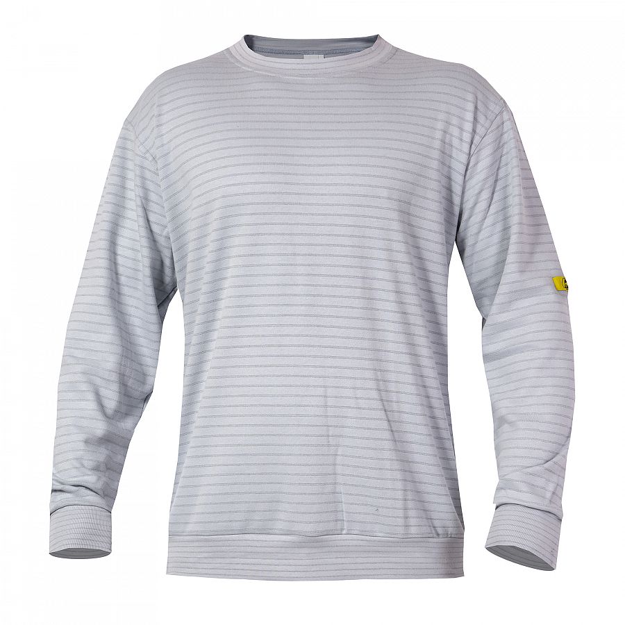 Mikina PXT Antistatic wear šedá přes hlavu 290 g/m2